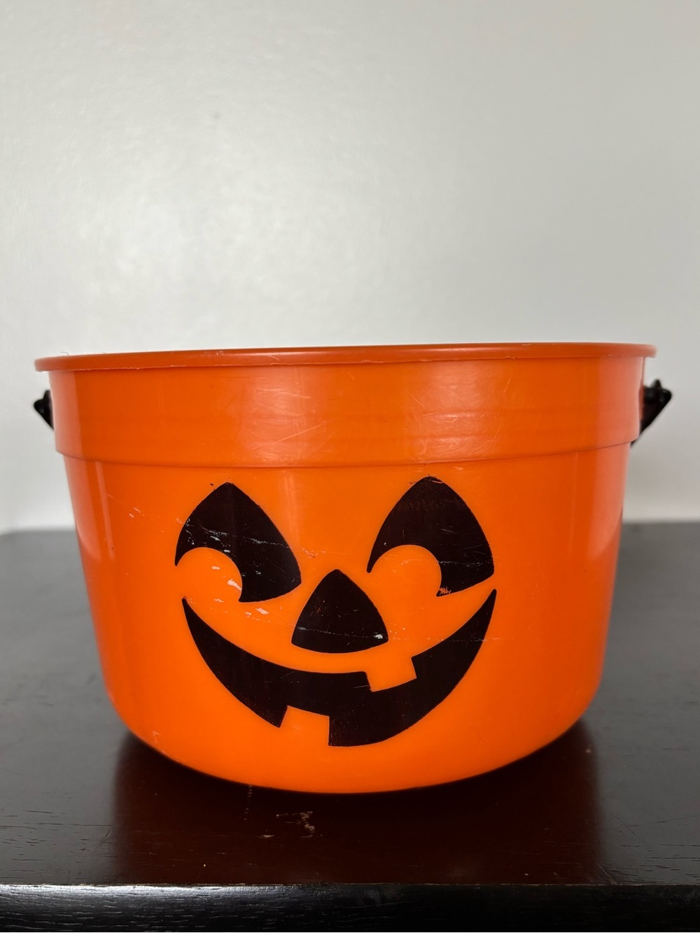 Vtg 1986 McDonald's McPunk’n Happy Meal Halloween Pumpkin Bucket No Lid